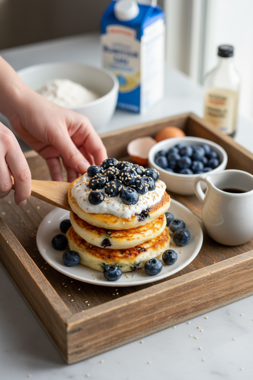 Easy Blueberry Pancakes Recipe for Breakfast
