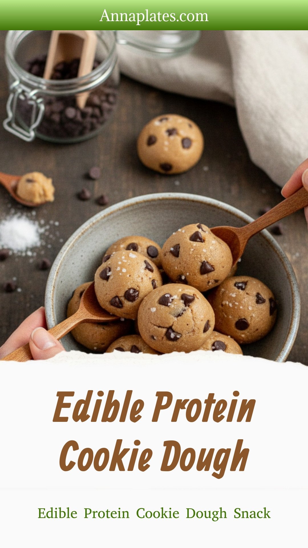 Edible Protein Cookie Dough Snack