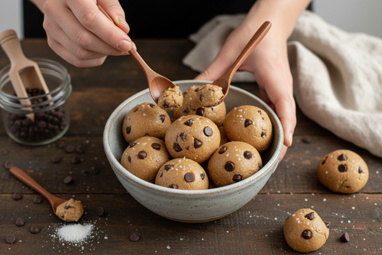 Edible Protein Cookie Dough Snack