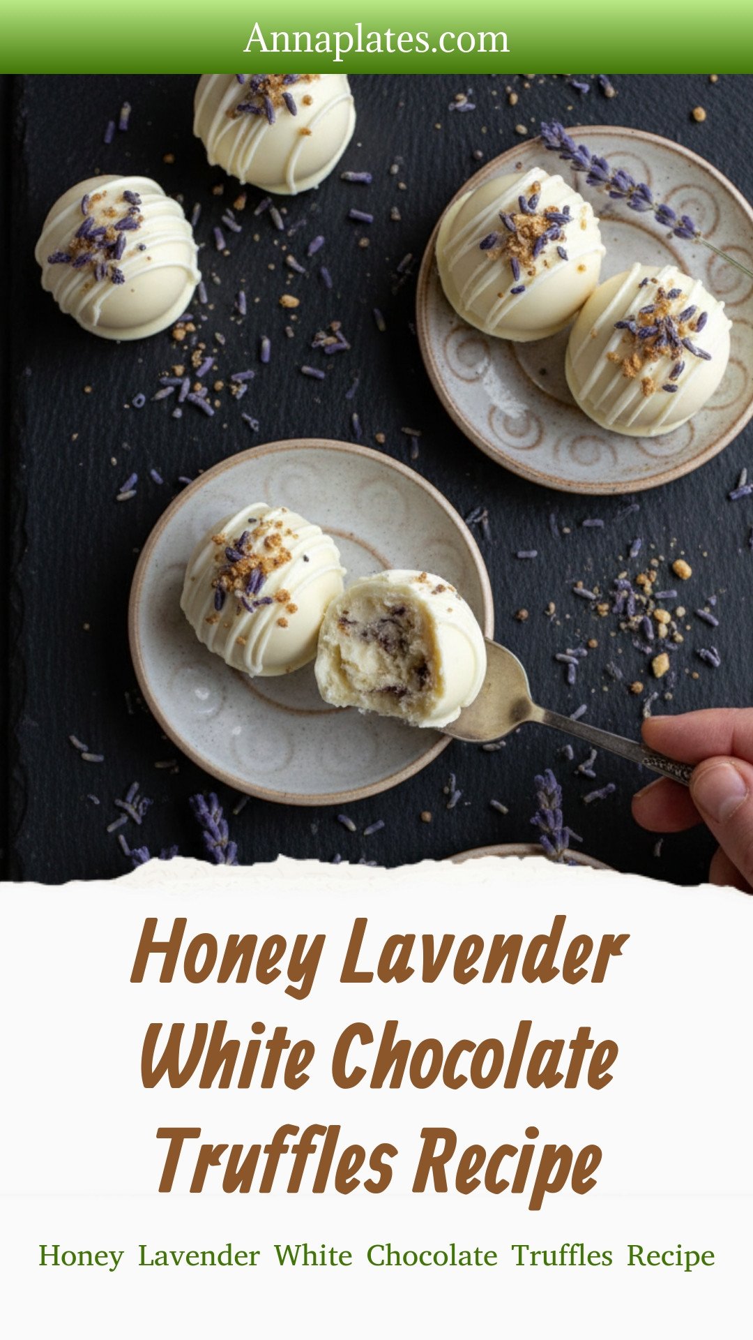 Honey Lavender White Chocolate Truffles Recipe
