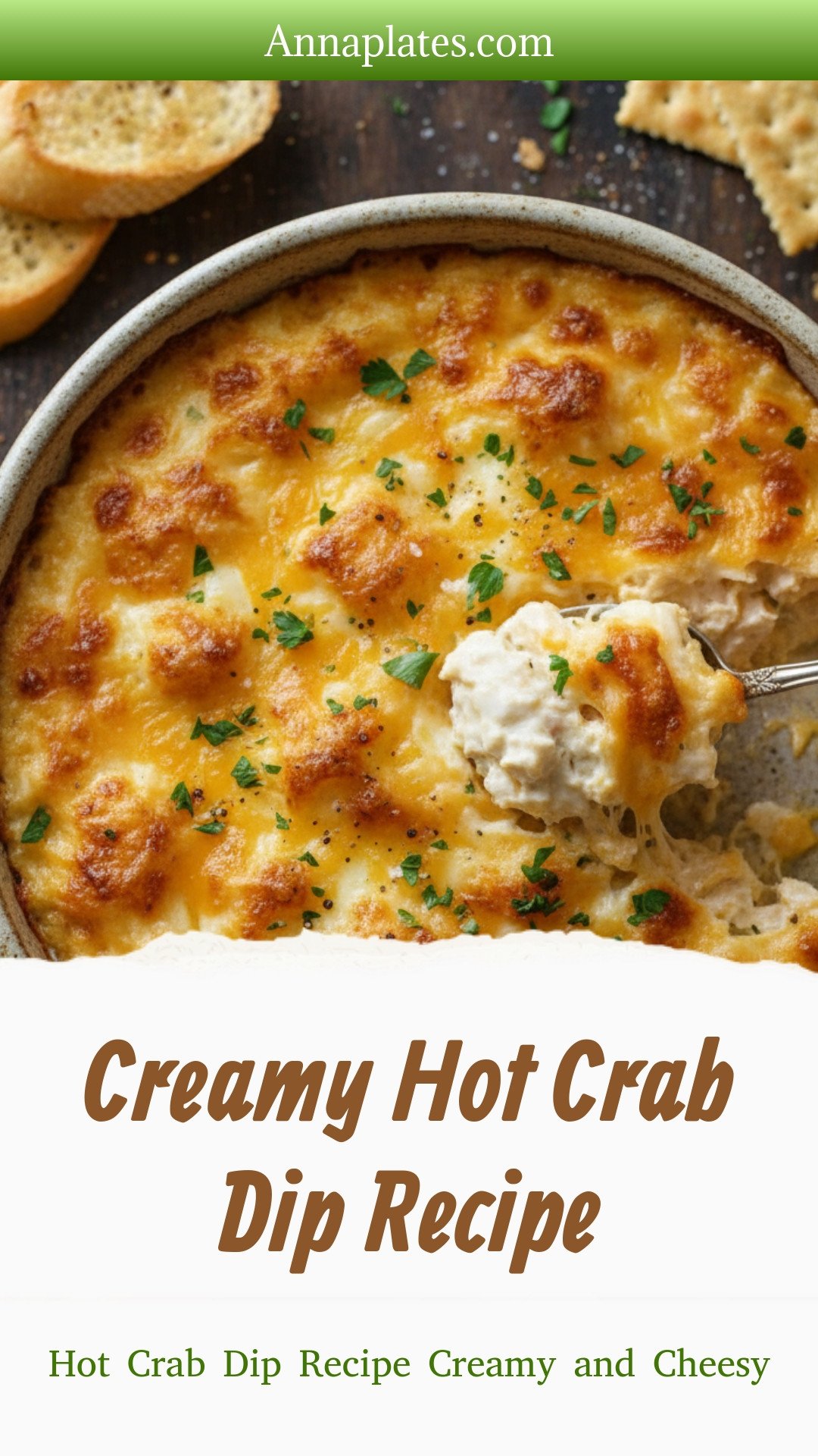 Hot Crab Dip Recipe Creamy and Cheesy