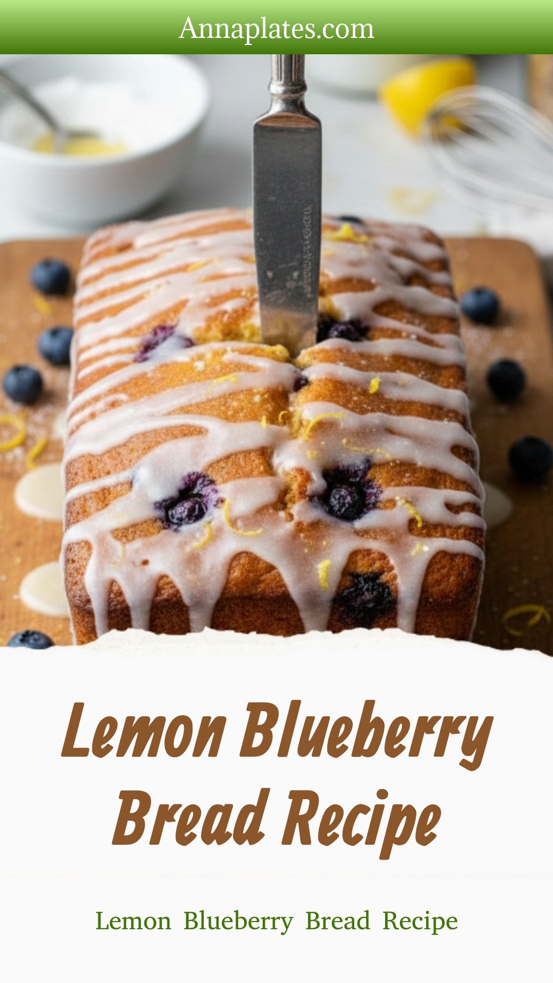 Lemon Blueberry Bread Recipe