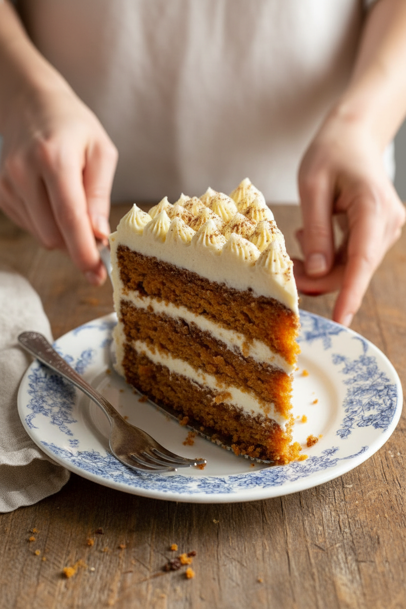 Pumpkin Layer Cake with Cream Cheese Frosting