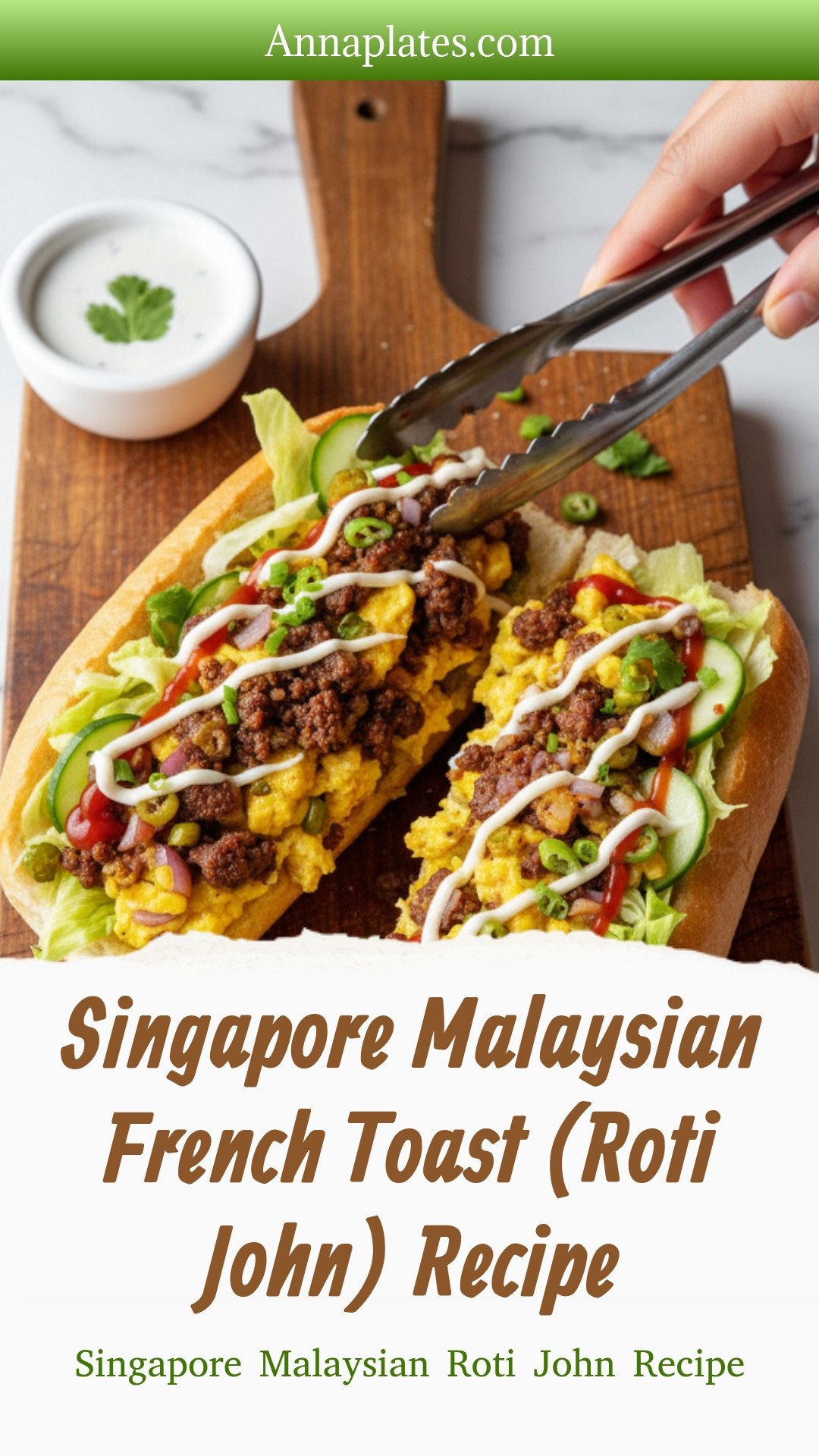 Singapore Malaysian Roti John Recipe