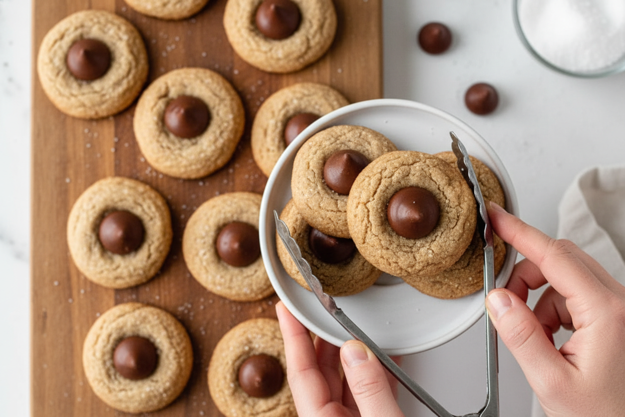 Vegan Gluten-Free Peanut Butter Blossoms Recipe