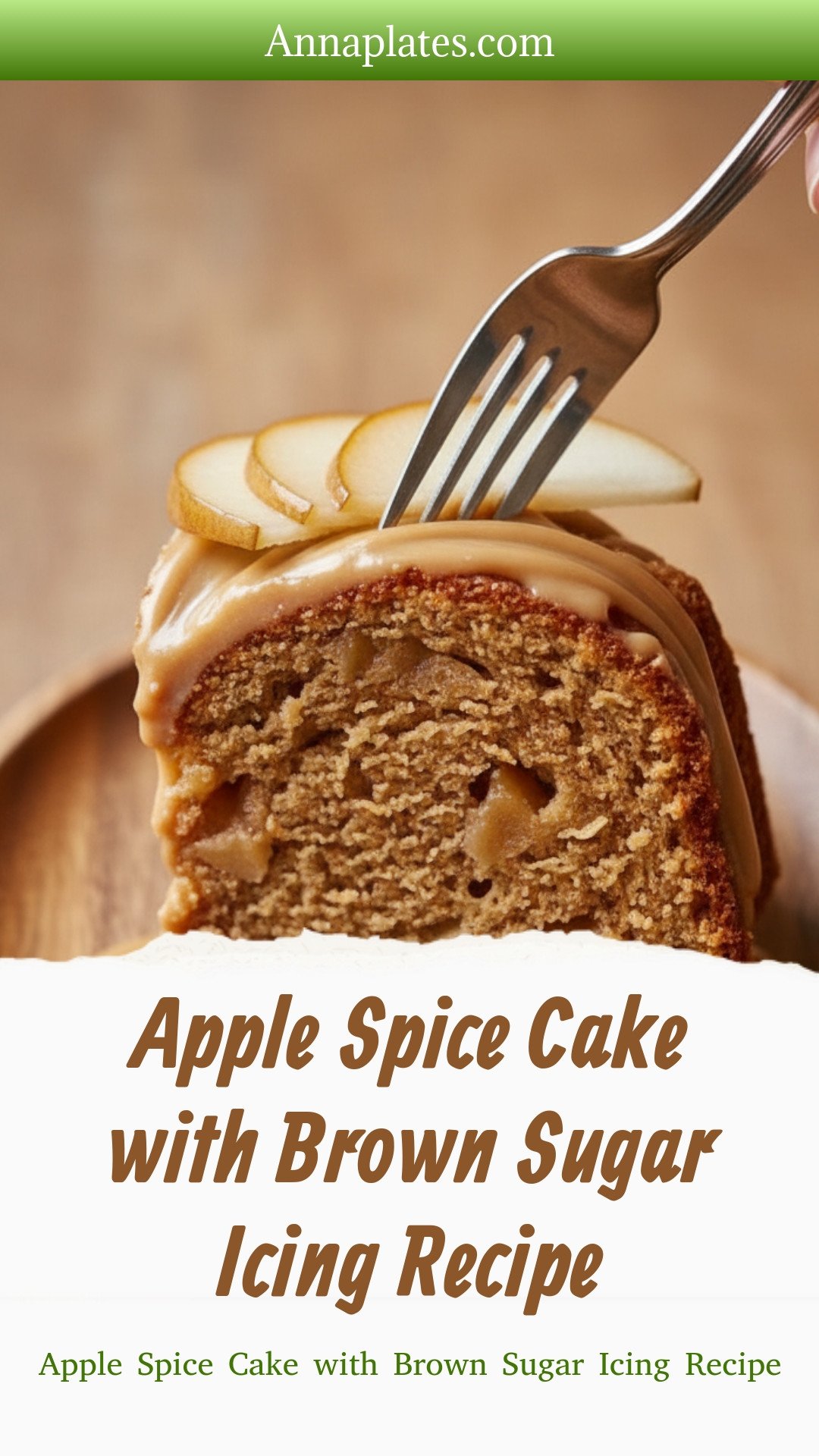 Apple Spice Cake with Brown Sugar Icing Recipe