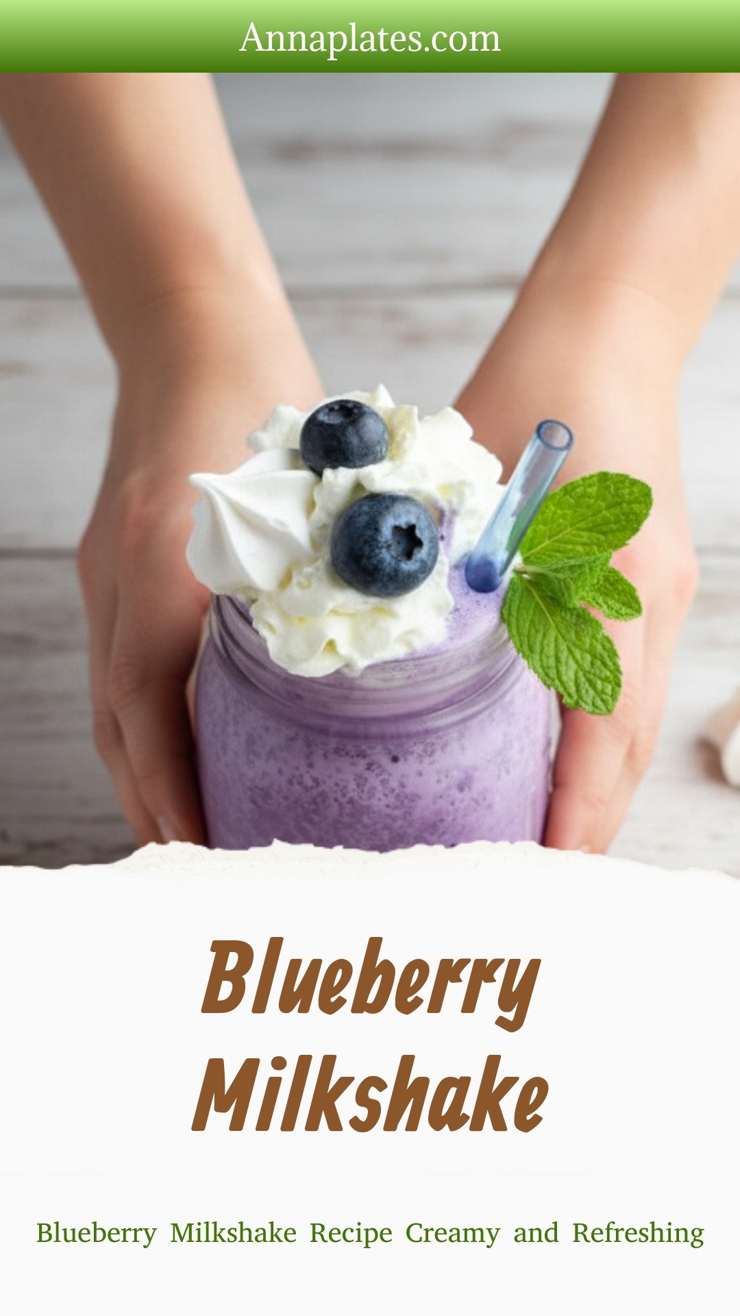 Blueberry Milkshake Recipe Creamy and Refreshing