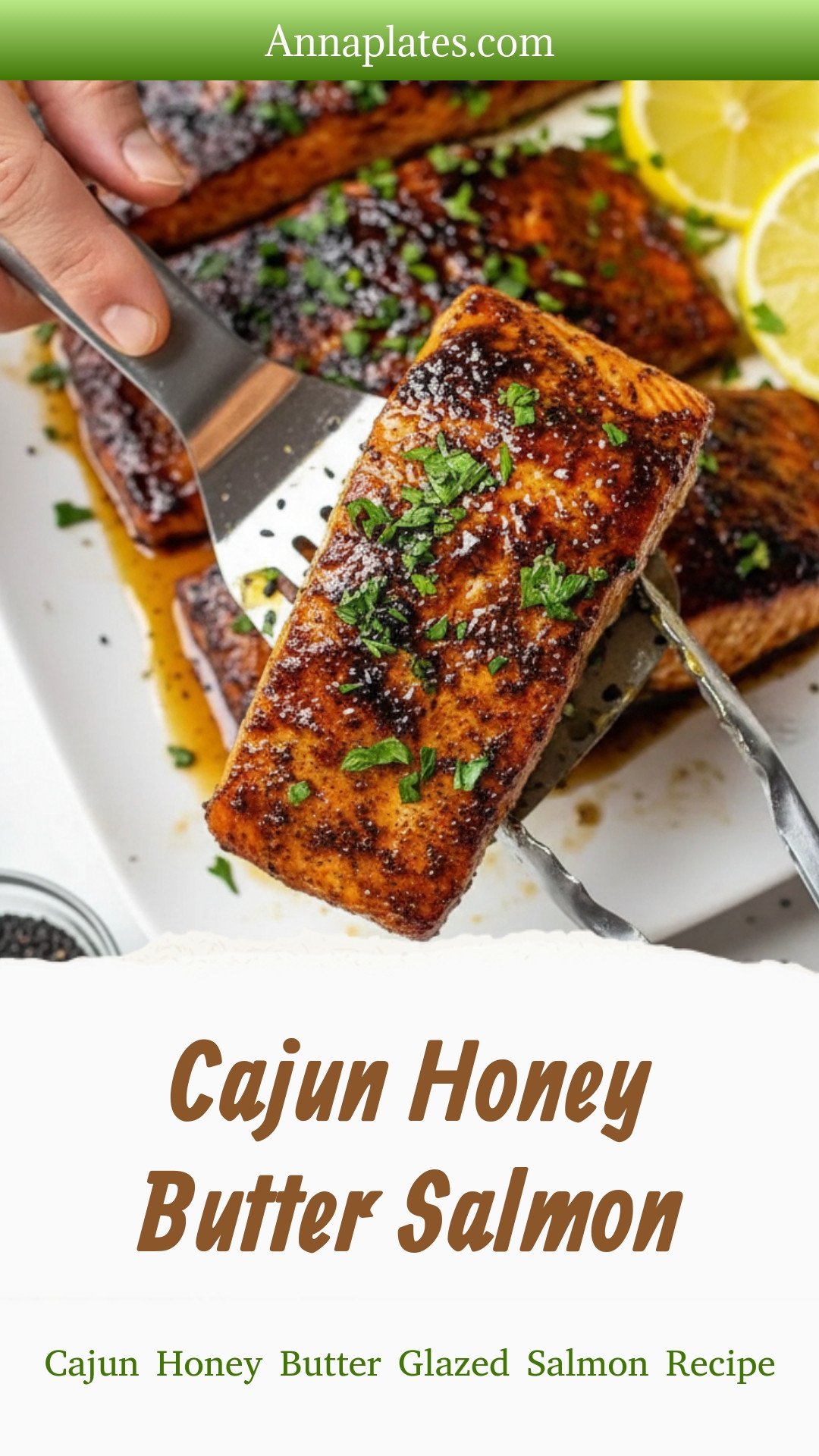Cajun Honey Butter Glazed Salmon Recipe