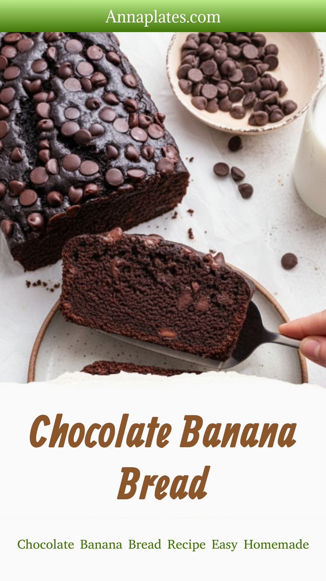 Chocolate Banana Bread Recipe Easy Homemade