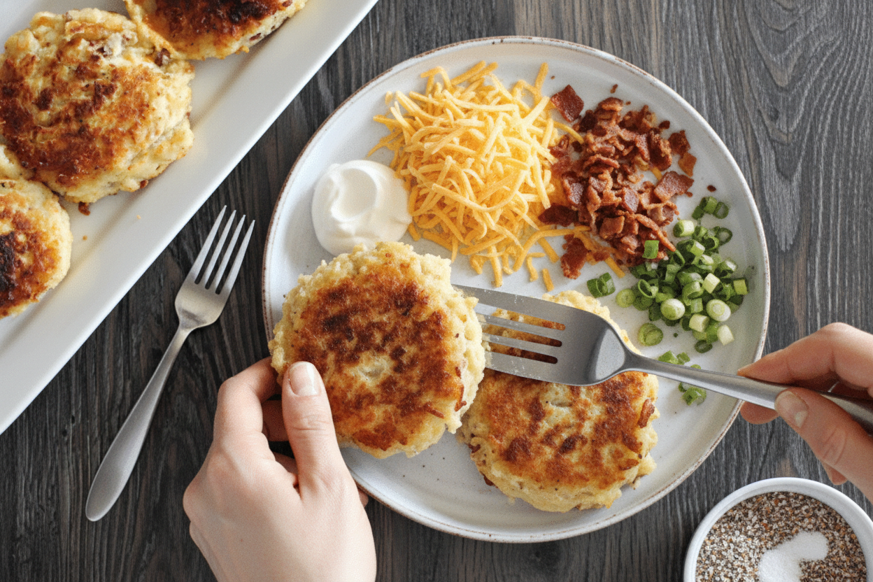 Crispy Mashed Potato Fritters Recipe