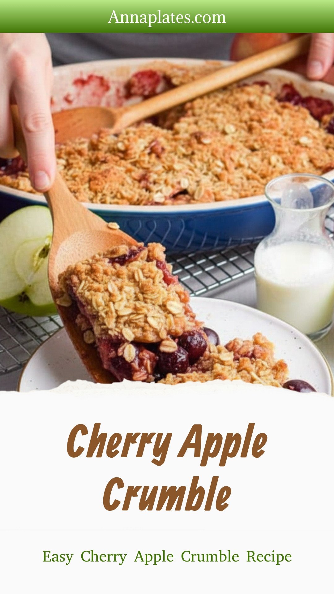 Easy Cherry Apple Crumble Recipe
