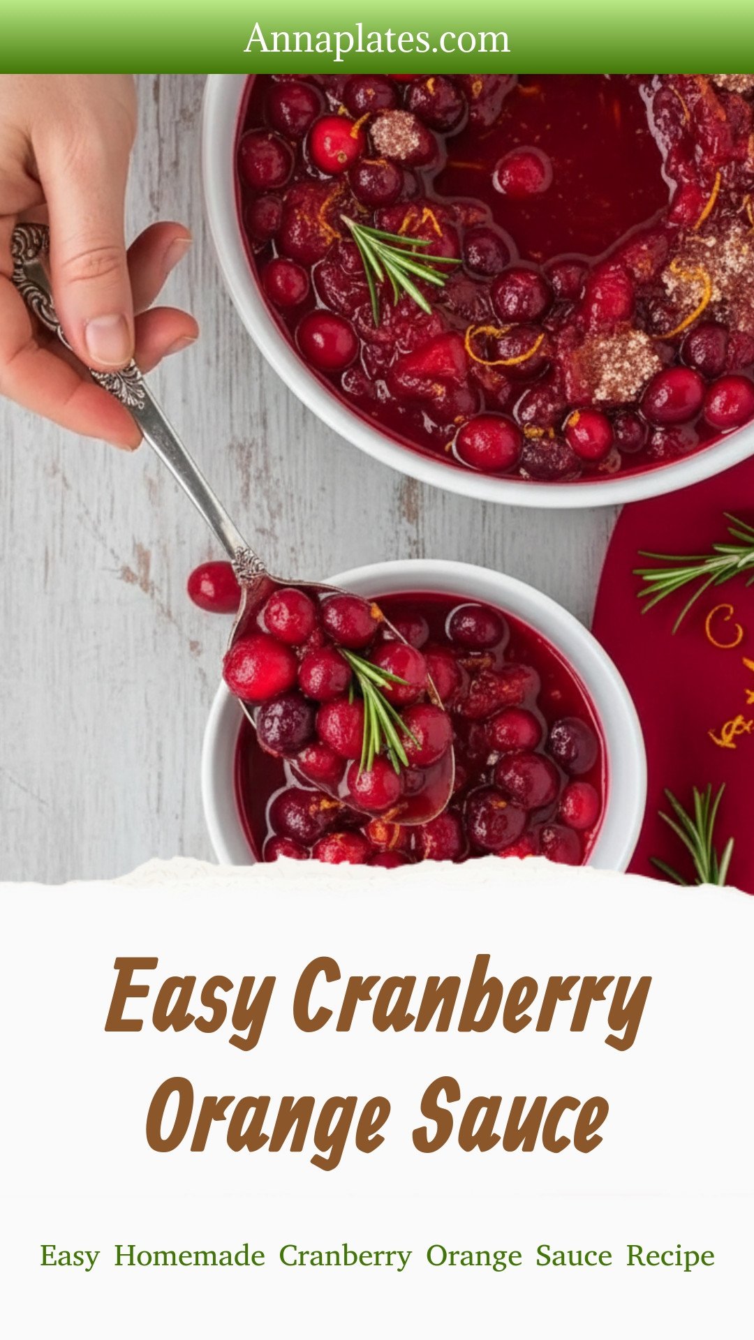 Easy Homemade Cranberry Orange Sauce Recipe
