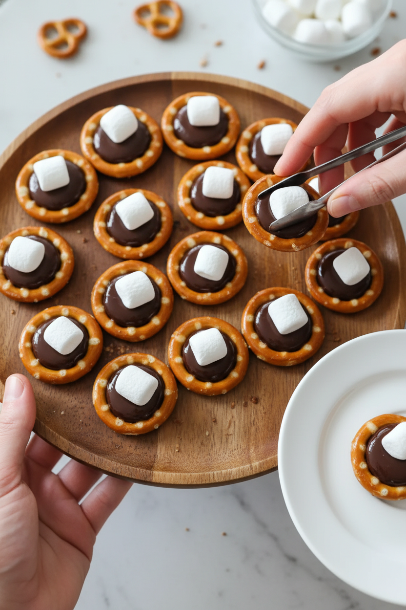 Easy No-Bake S'mores Pretzel Bites