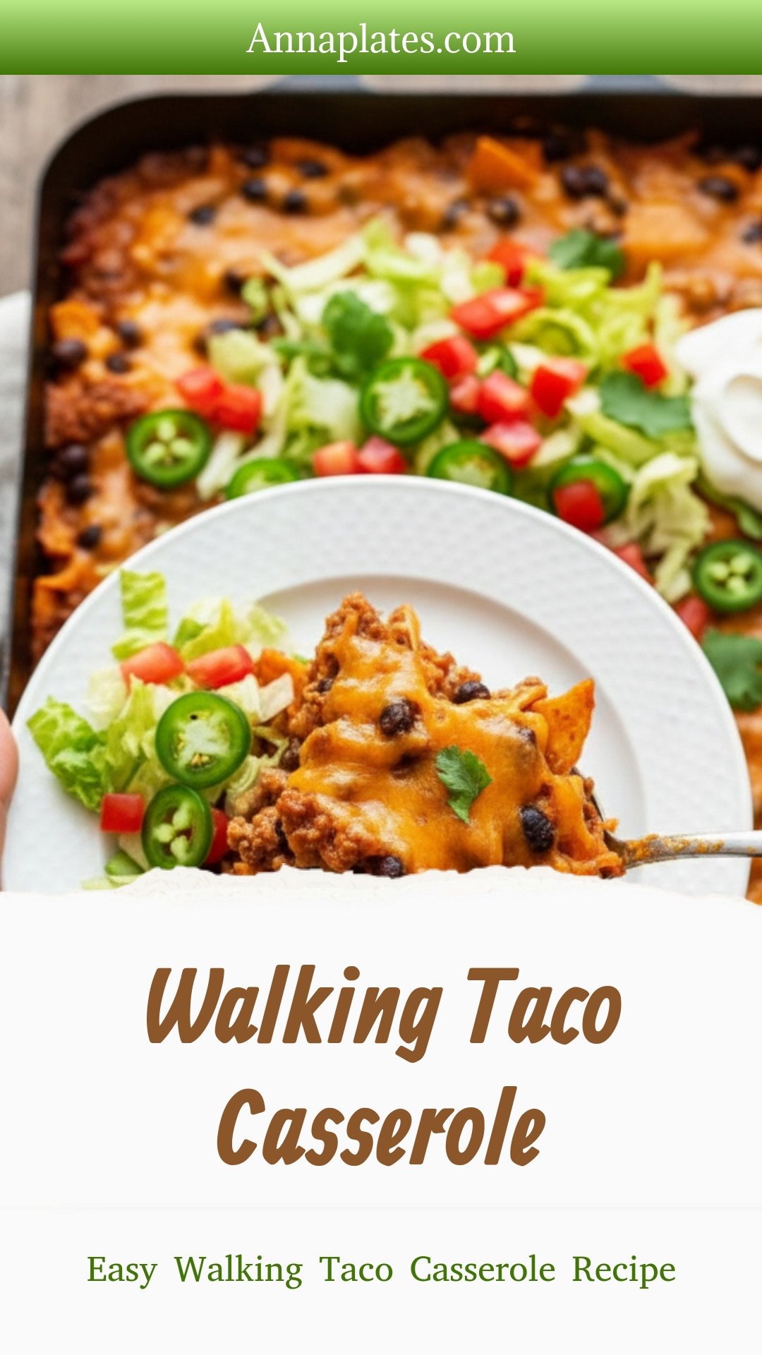 Easy Walking Taco Casserole Recipe
