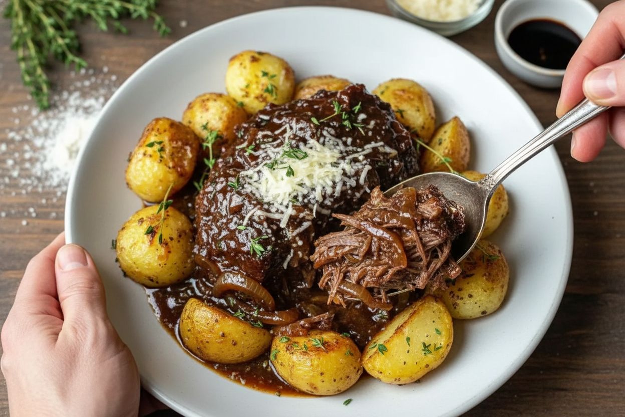 French Onion Pot Roast Easy Tender Dinner