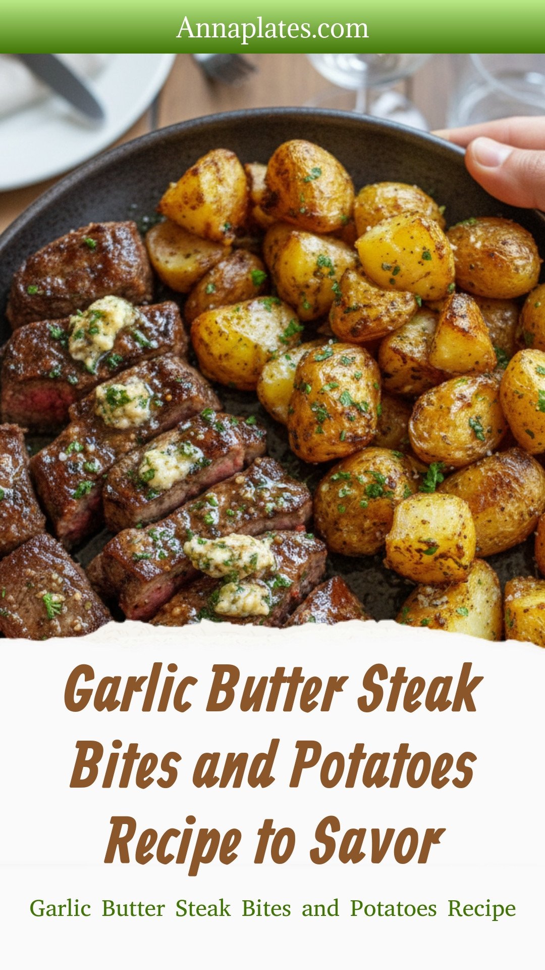 Garlic Butter Steak Bites and Potatoes Recipe
