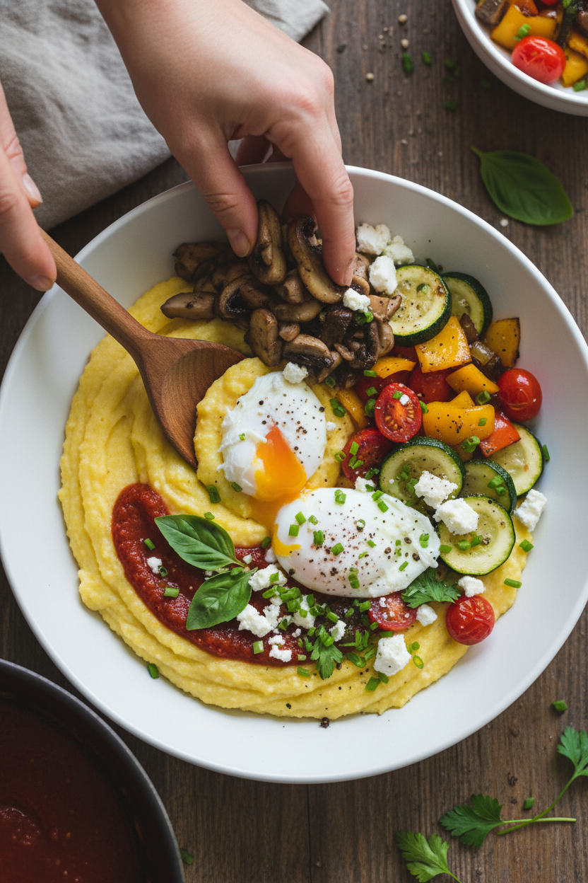 Hearty Cornmeal Polenta Bowl Recipes