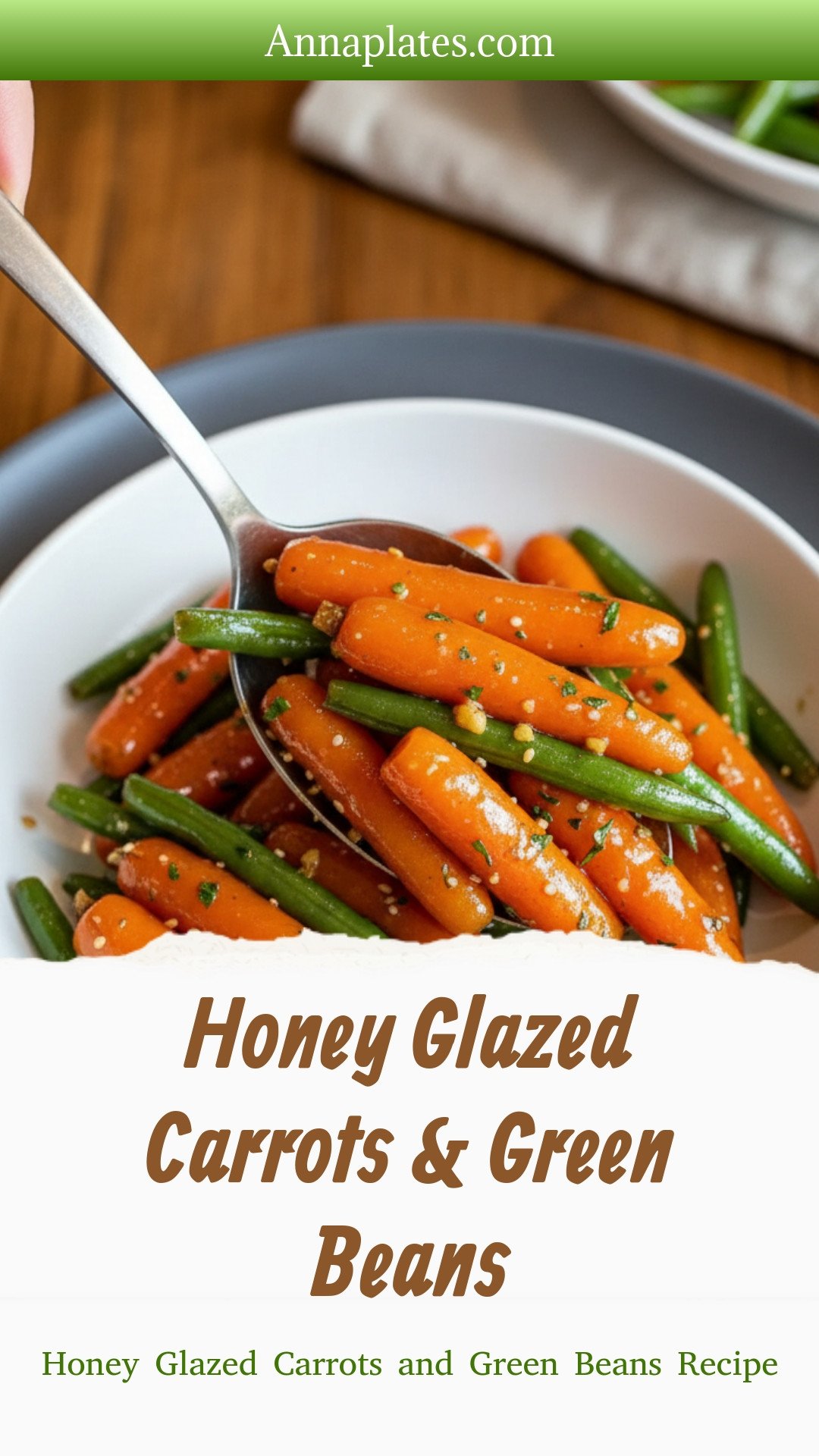 Honey Glazed Carrots and Green Beans Recipe
