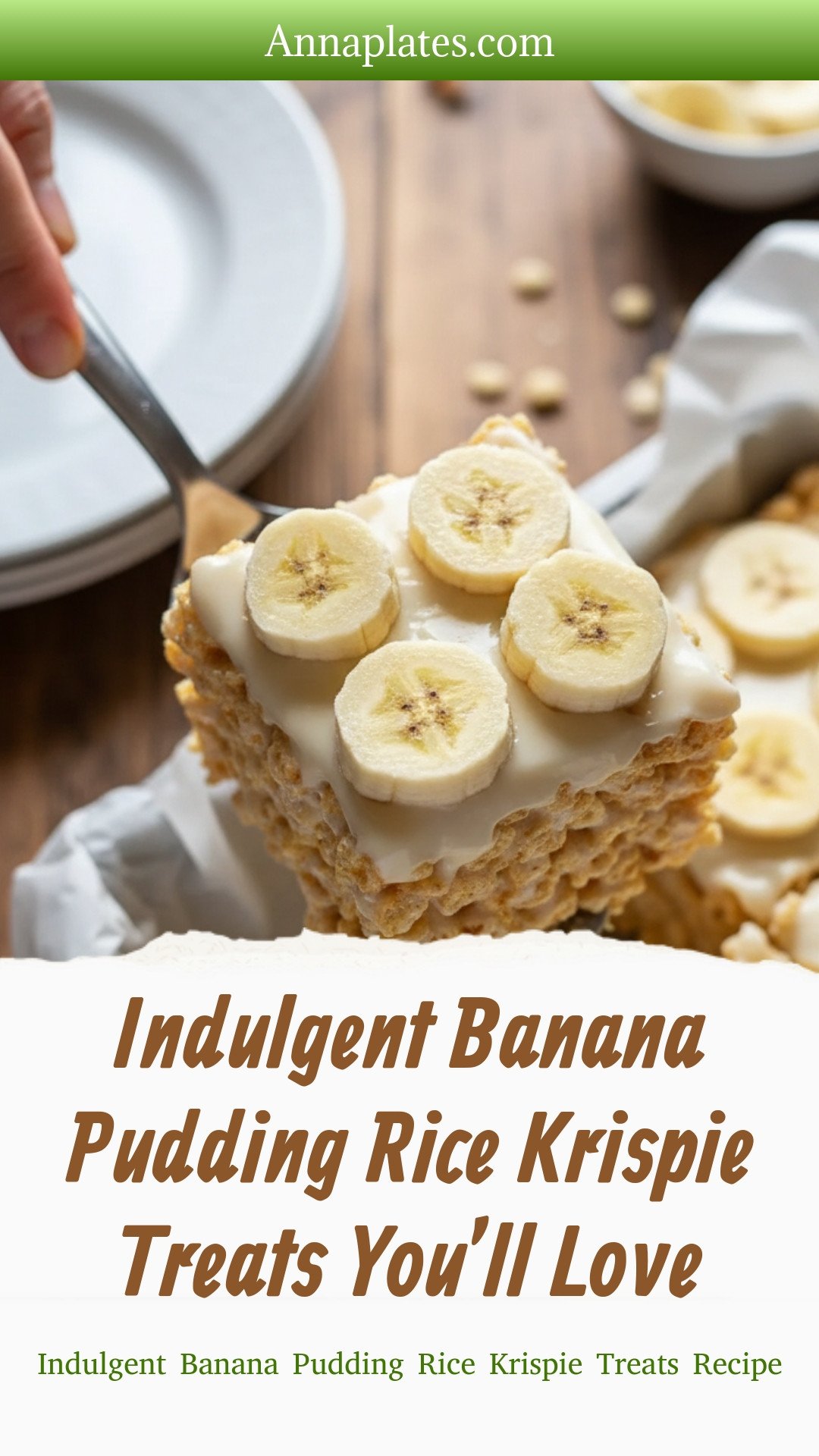 Indulgent Banana Pudding Rice Krispie Treats Recipe