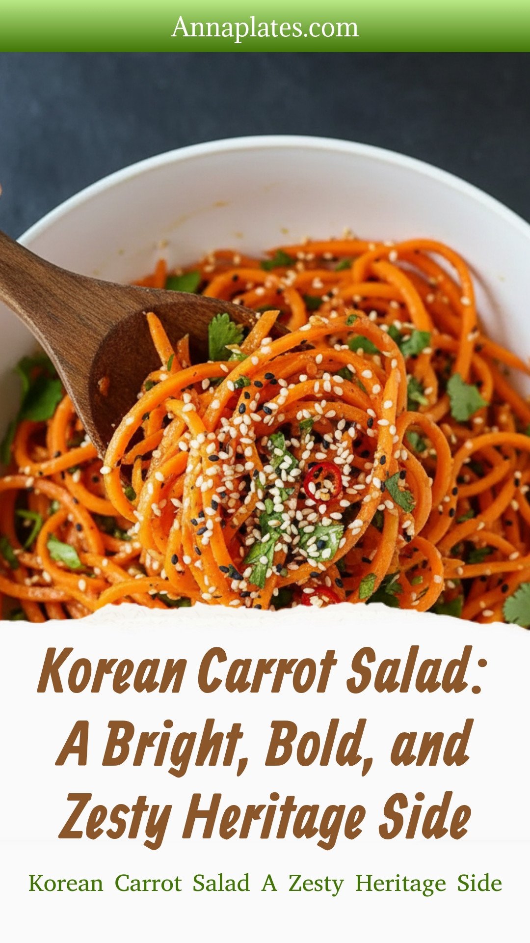 Korean Carrot Salad A Zesty Heritage Side