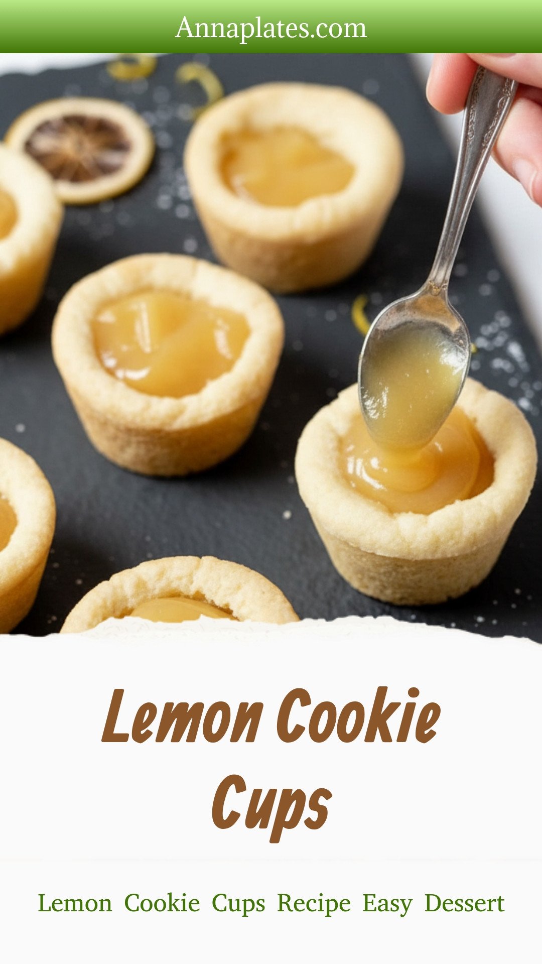 Lemon Cookie Cups Recipe Easy Dessert