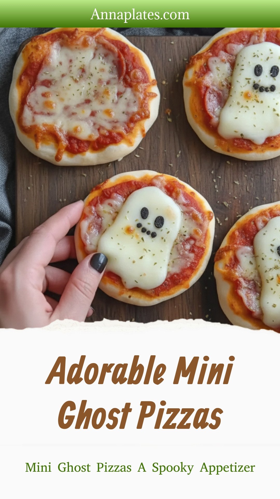 Mini Ghost Pizzas A Spooky Appetizer