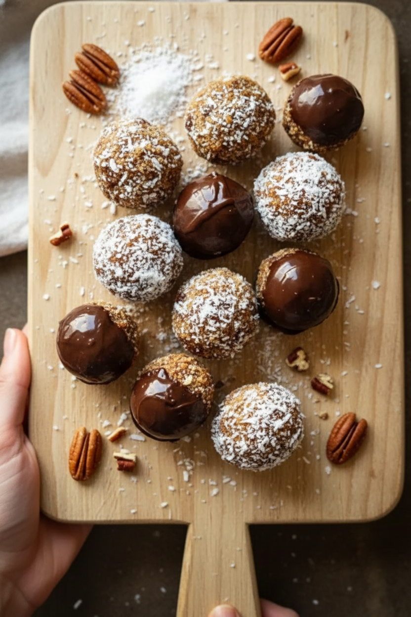 Pecan Pie Truffles Easy Bite Sized Recipe