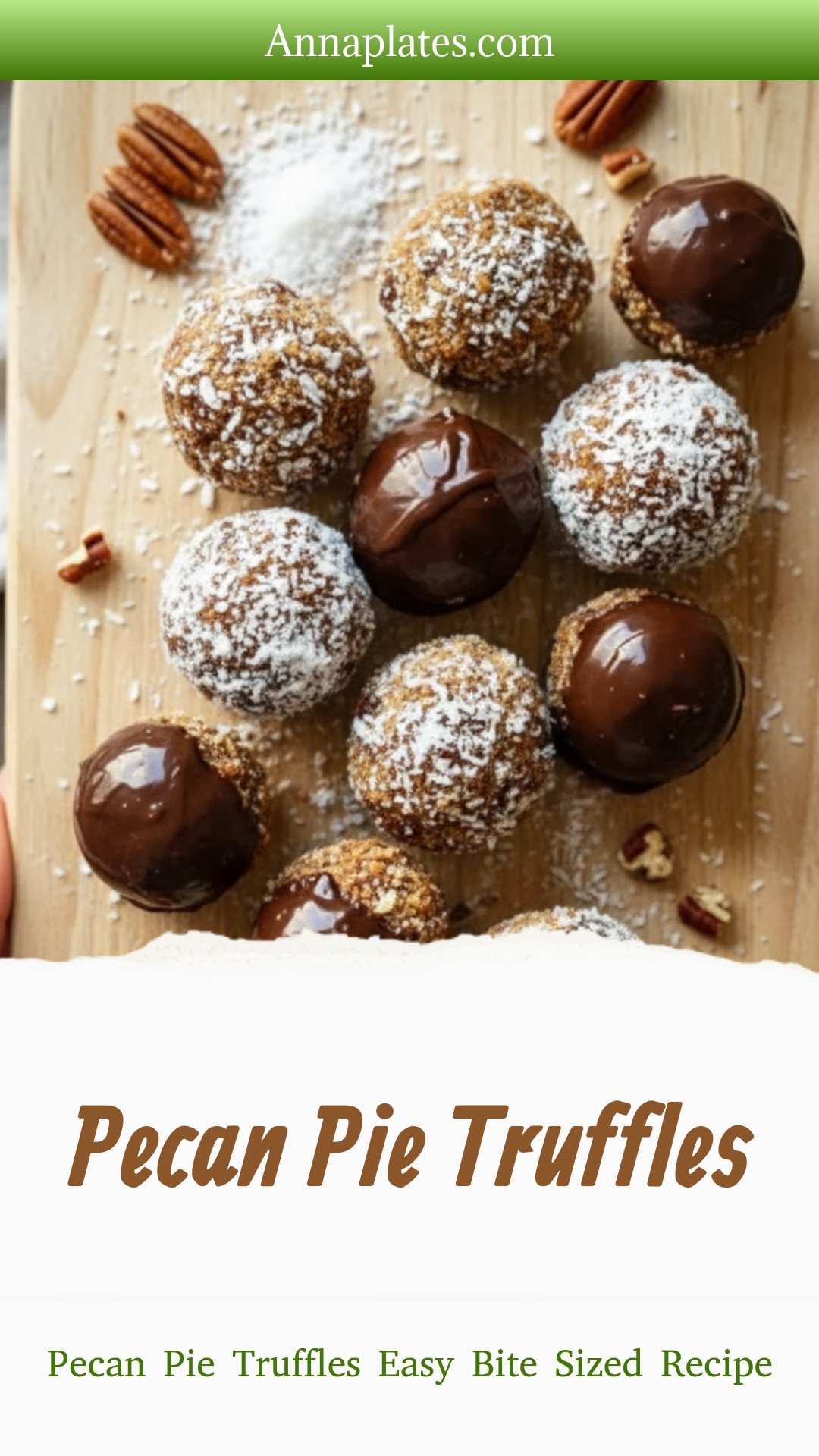 Pecan Pie Truffles Easy Bite Sized Recipe