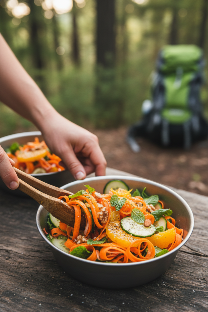 Perfect Carrot Orange Salad For Hiking