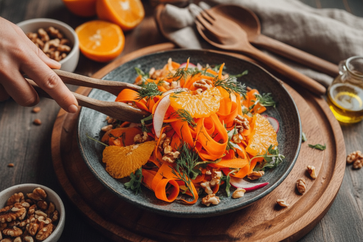 Perfect Carrot Orange Salad For Hiking