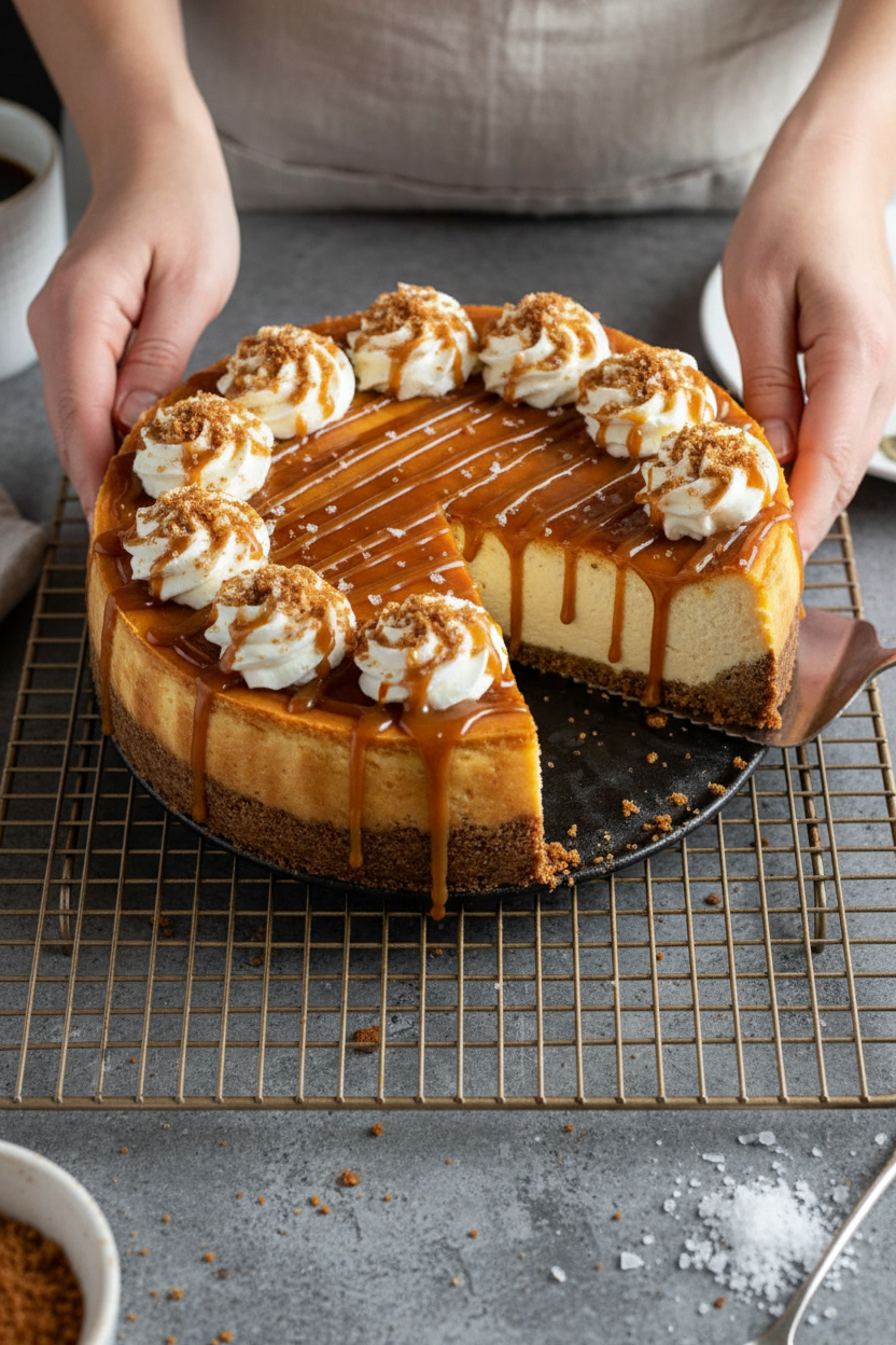 Salted Caramel Macchiato Cheesecake Recipe