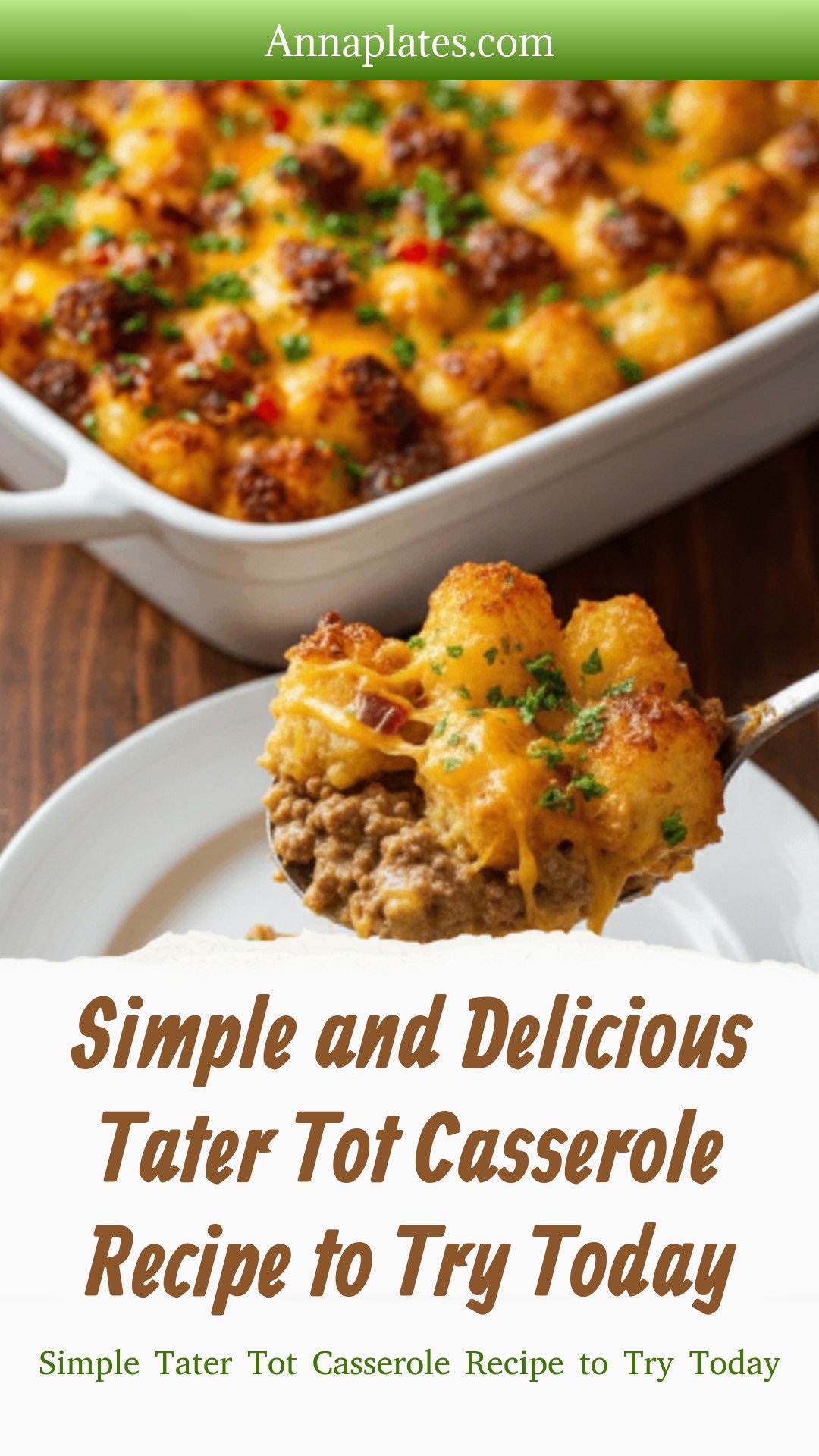 Simple Tater Tot Casserole Recipe to Try Today