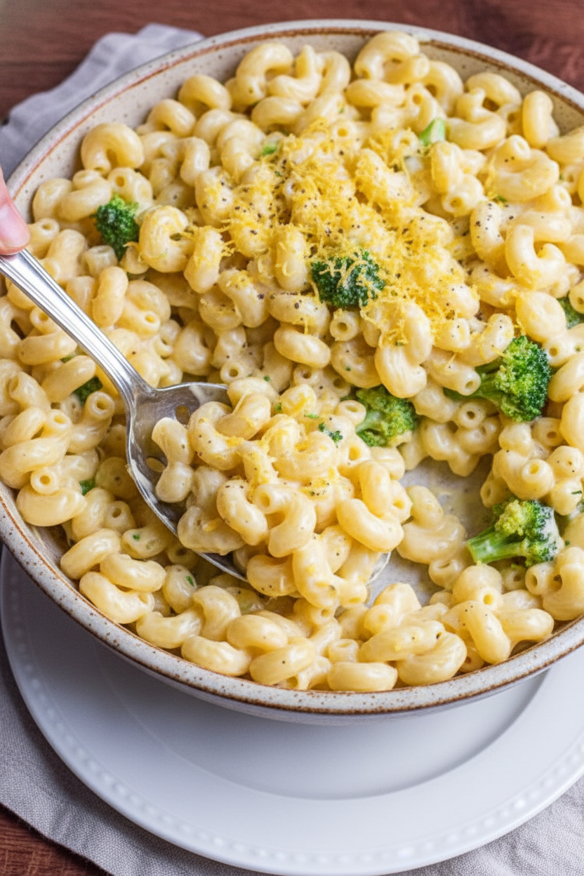 Stovetop Broccoli Mac and Cheese Recipe