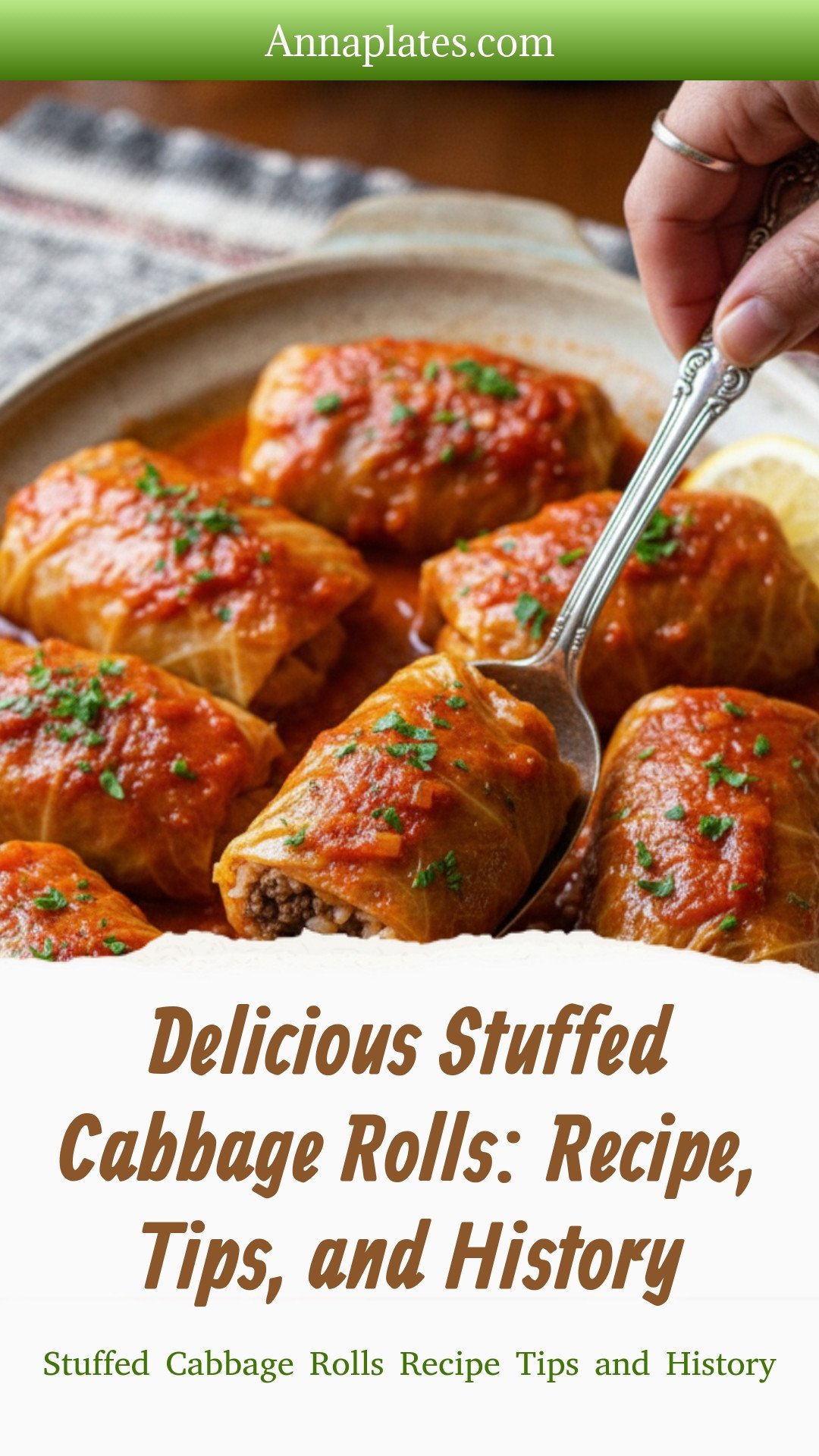 Stuffed Cabbage Rolls Recipe Tips and History