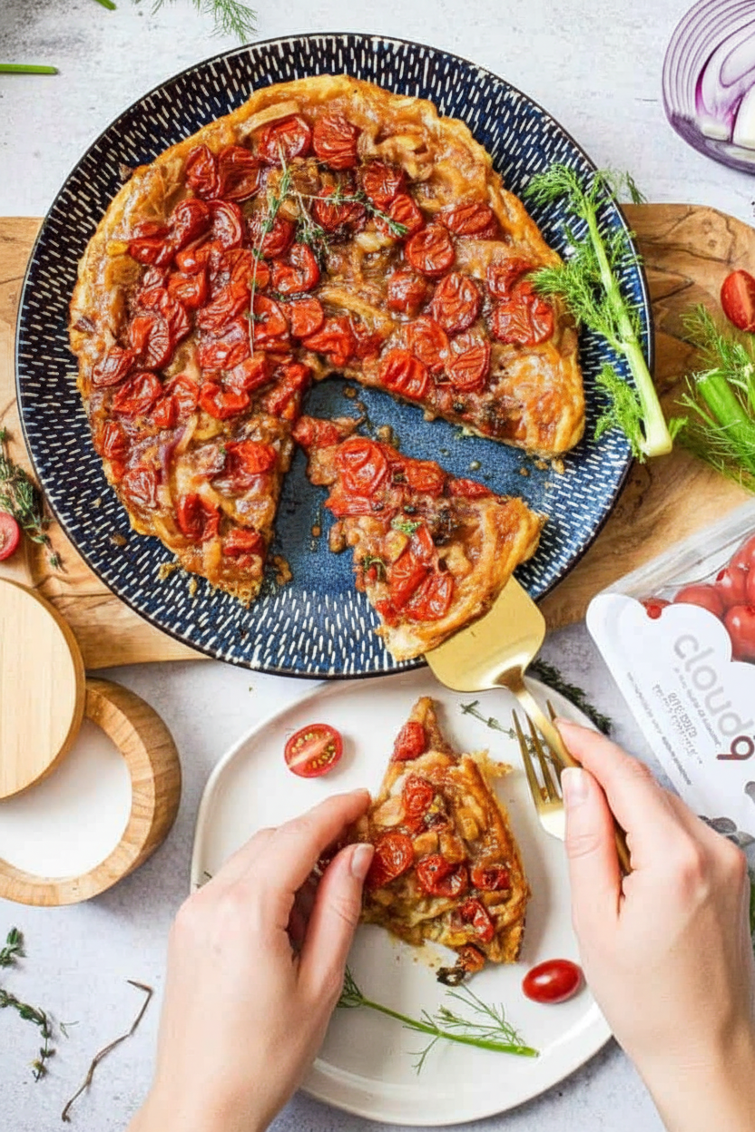Sweet Tomato Fennel Tarte Tatin Recipe