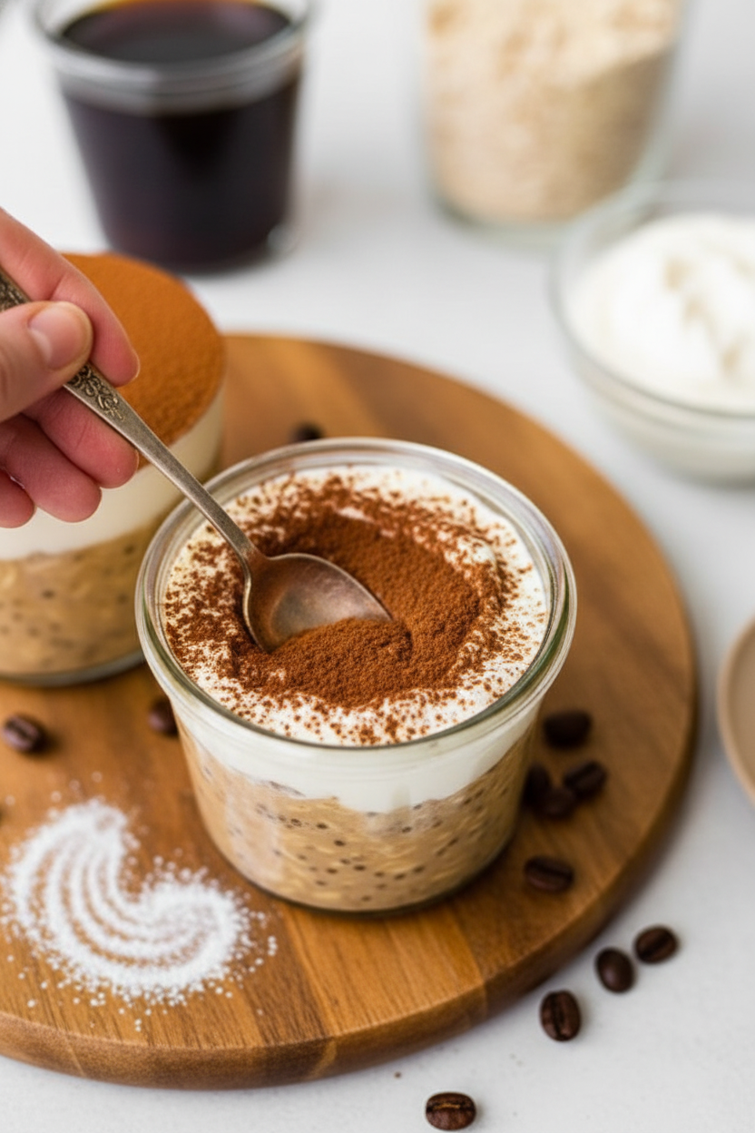 Tiramisu Overnight Oats Recipe