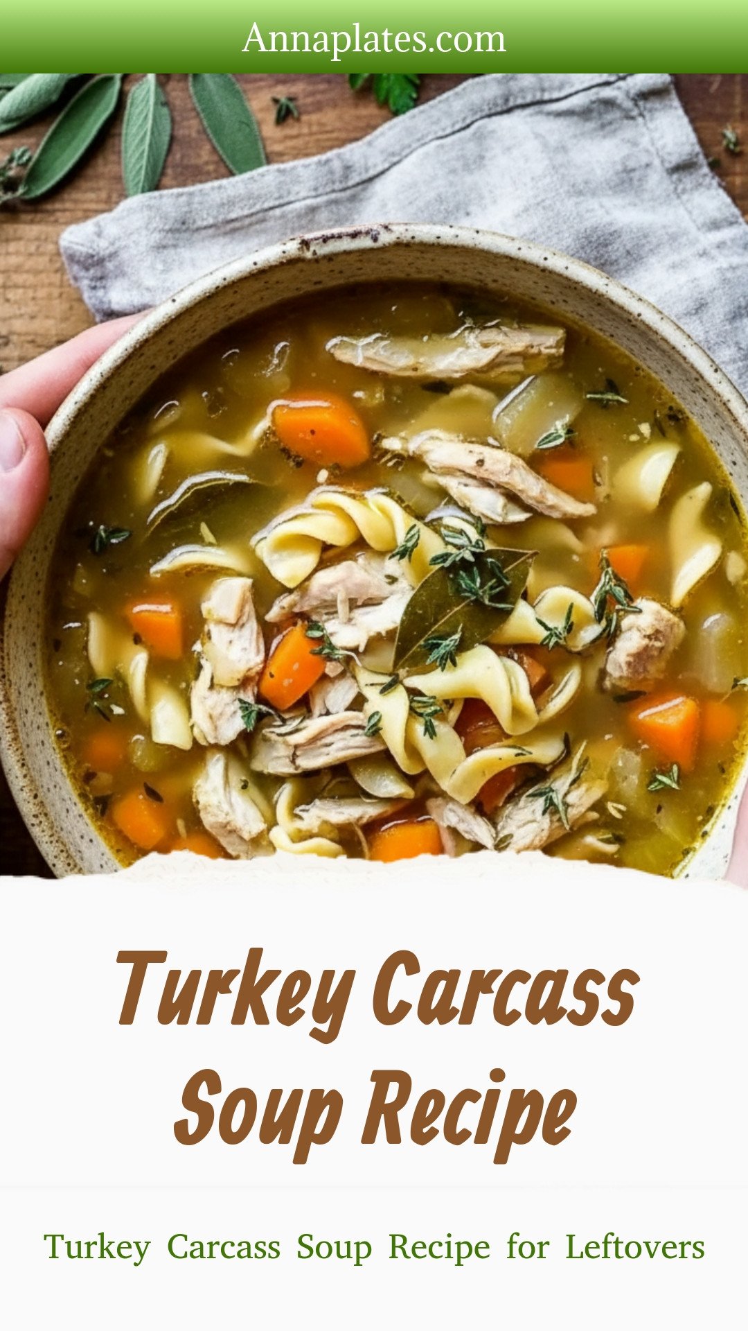 Turkey Carcass Soup Recipe for Leftovers