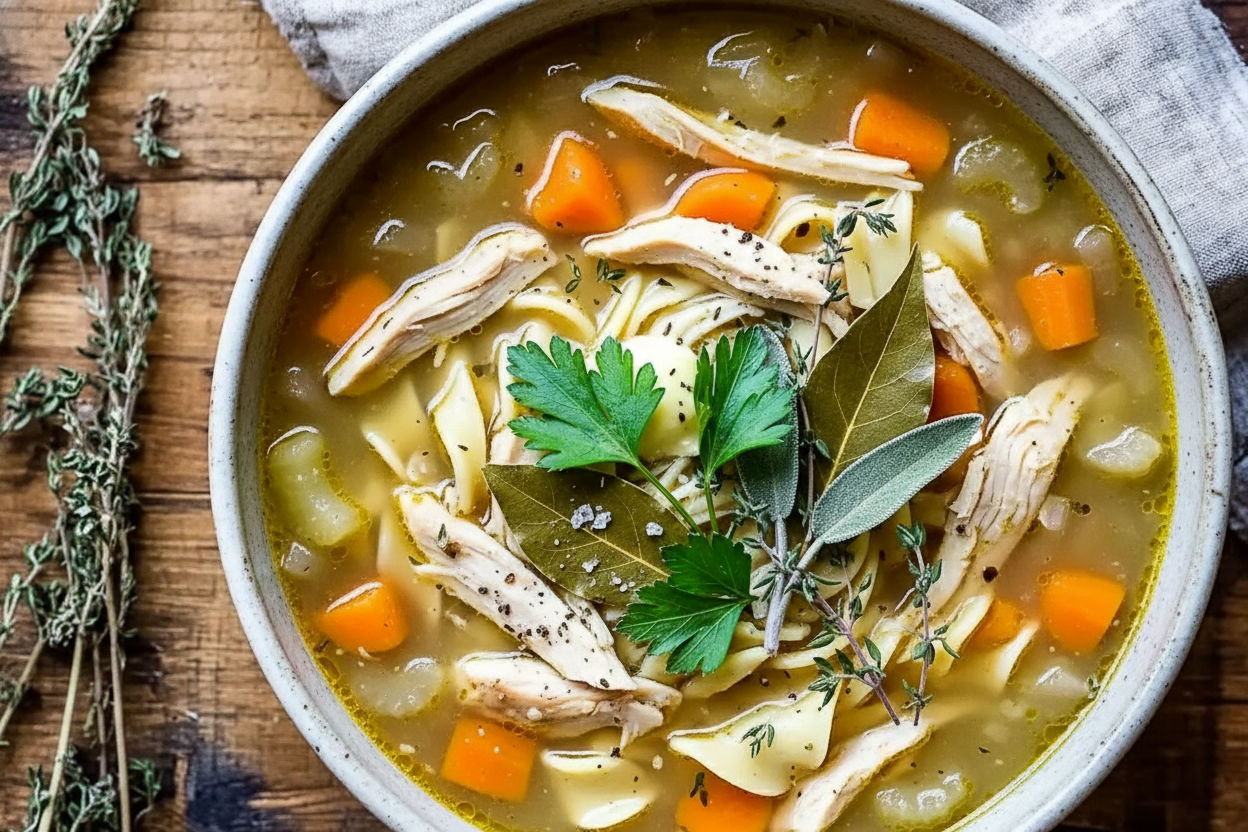 Turkey Carcass Soup Recipe for Leftovers