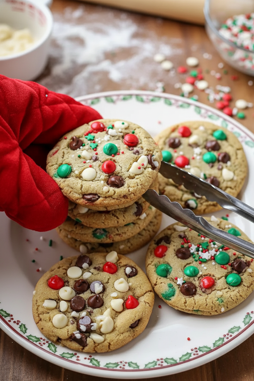 Wonderland Christmas Chocolate Chip Cookies