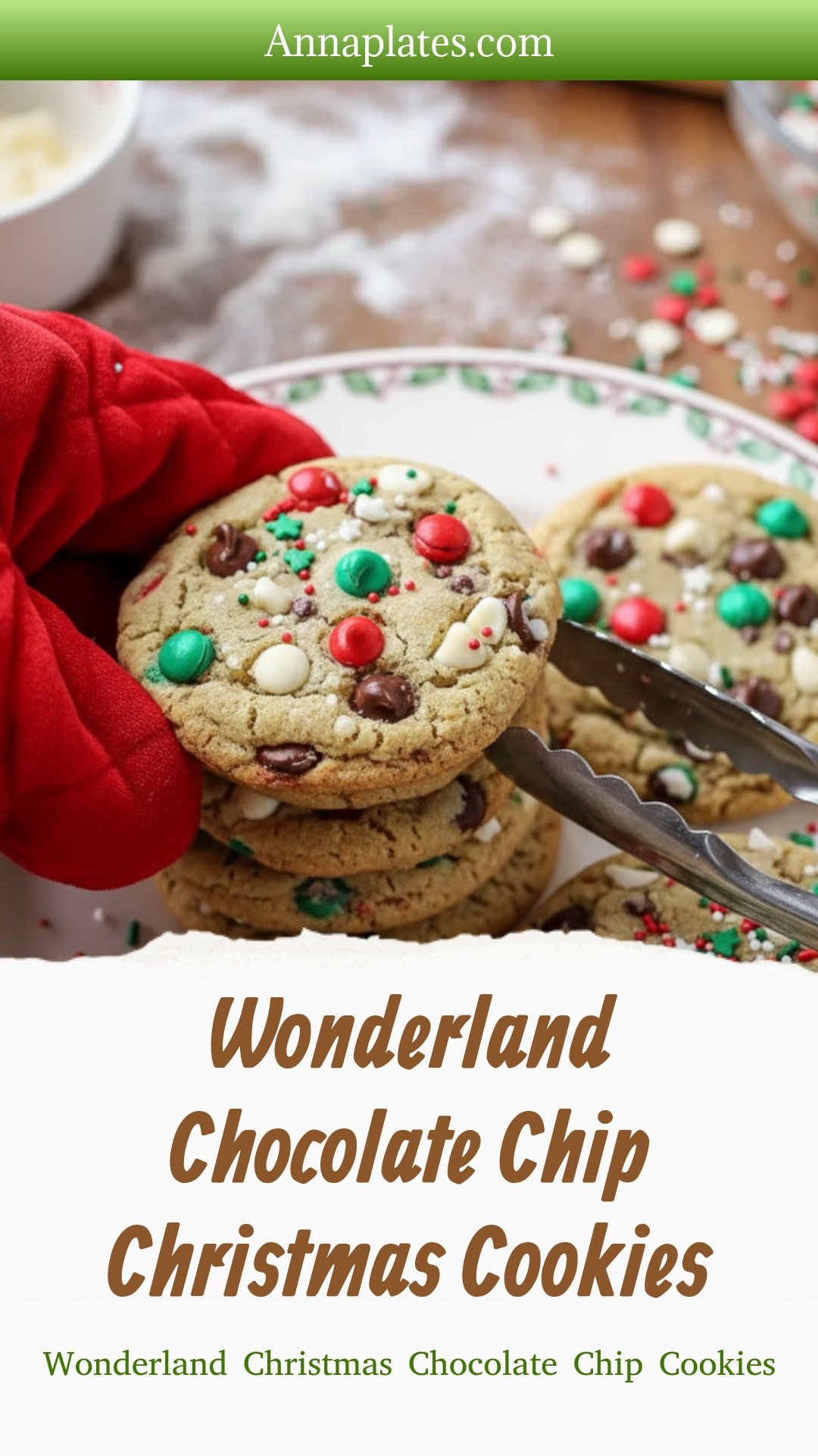 Wonderland Christmas Chocolate Chip Cookies